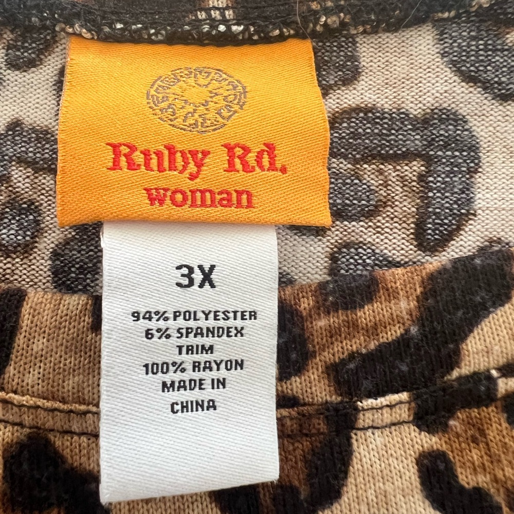 Ruby Road Leopard Print Top - image 3